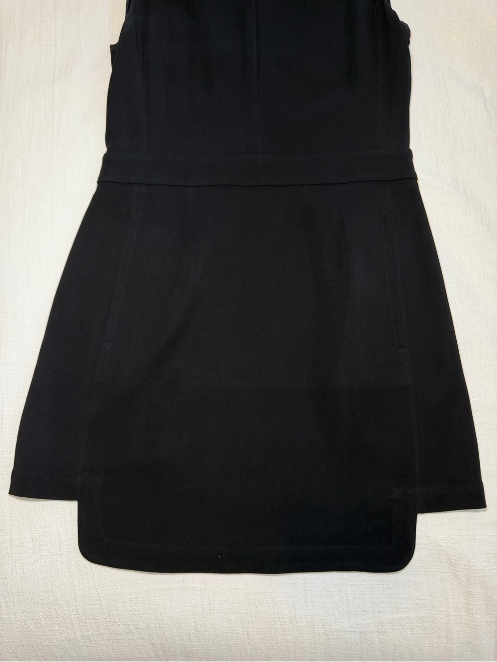 ALC Black Silk Zip Front Dress - Picture 7 of 15